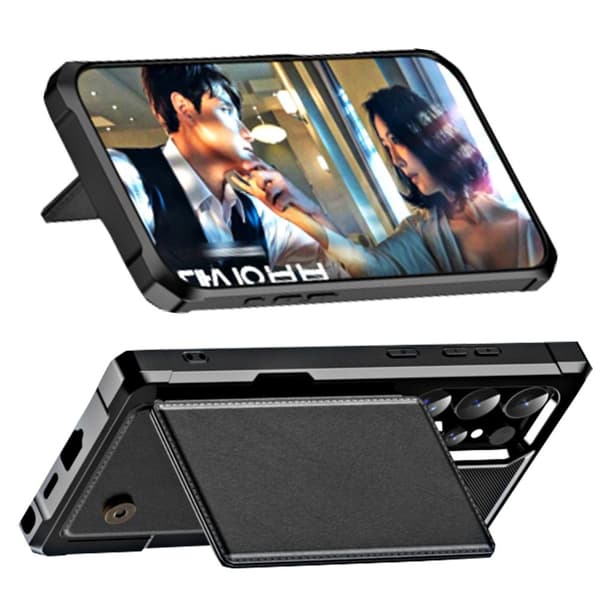 Samsung Galaxy S24 Ultra Plånboksfodral - Rymmer 4 Kort och Har Kickstand