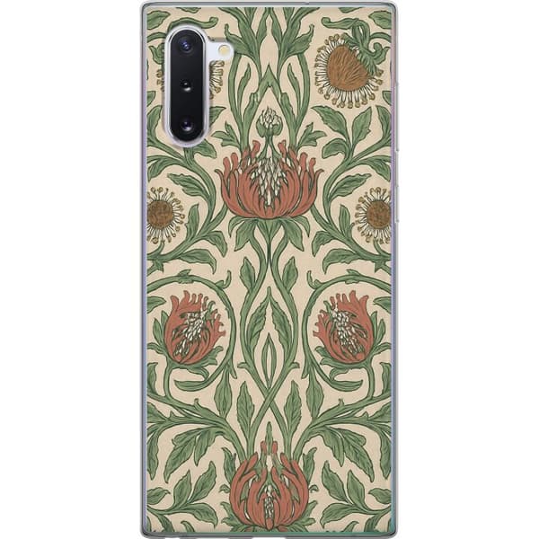Samsung Galaxy Note10 Gennemsigtig cover Blad Detaljer