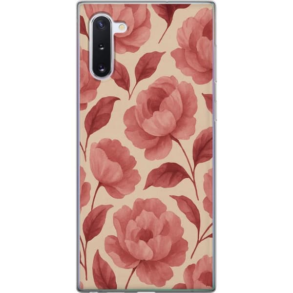 Samsung Galaxy Note10 Läpinäkyvä kuori Ruusun Kukinta