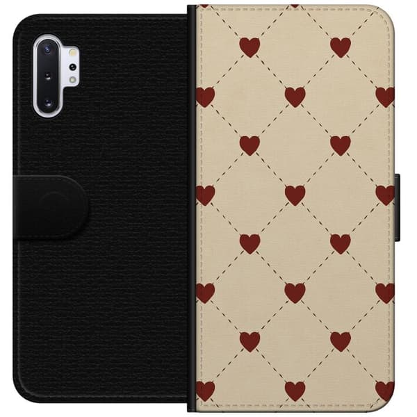 Samsung Galaxy Note10+ Plånboksfodral Heart Grid