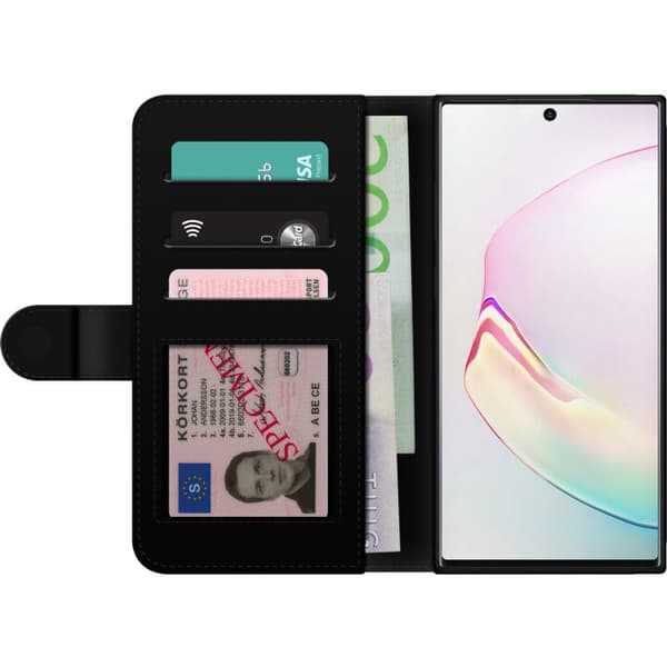 Samsung Galaxy Note10+ Tegnebogsetui Sommerfugle Slør