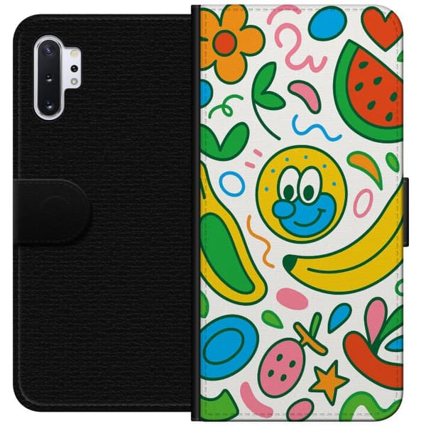 Samsung Galaxy Note10+ Tegnebogsetui Sommerfugle Slør