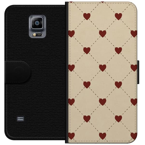 Samsung Galaxy Note 4 Lommeboketui Hjertegrind