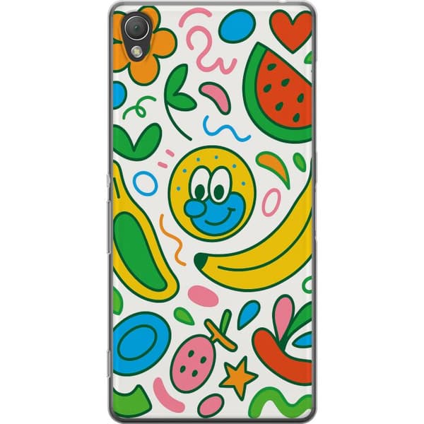 Sony Xperia Z3 Läpinäkyvä kuori Perhosverho