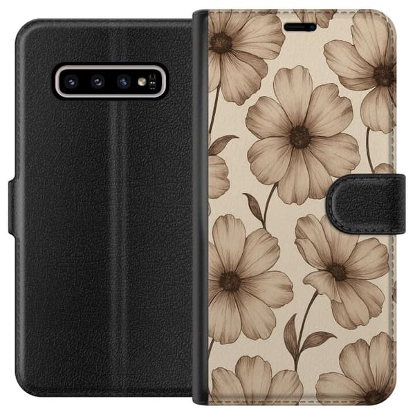 Samsung Galaxy S10+ Tegnebogsetui Pastel Rush