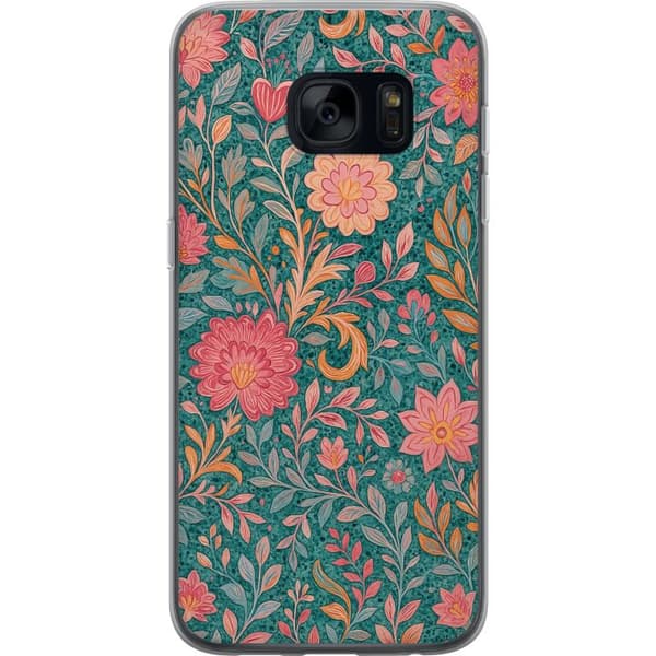 Samsung Galaxy S7 Genomskinligt Skal Floral Dream