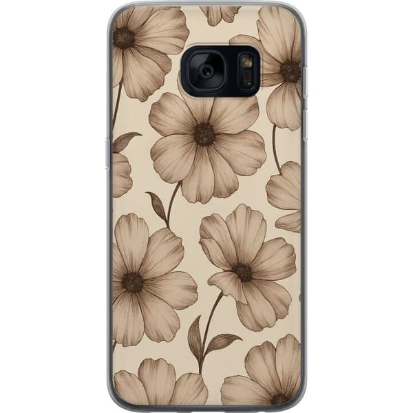 Samsung Galaxy S7 Gjennomsiktig deksel Pastel Rush