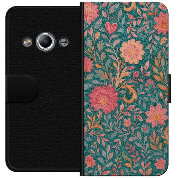 Samsung Galaxy Xcover 3 Lommeboketui Floral Dream