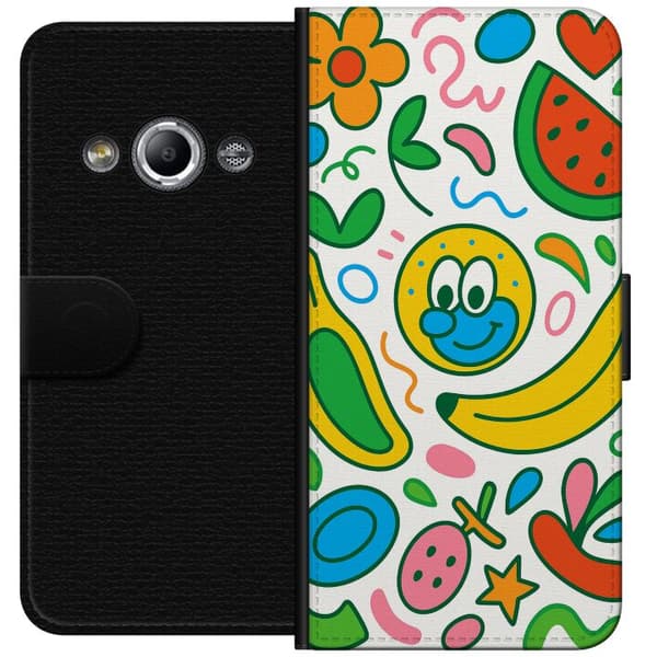 Samsung Galaxy Xcover 3 Lommeboketui Sommerfuglslør