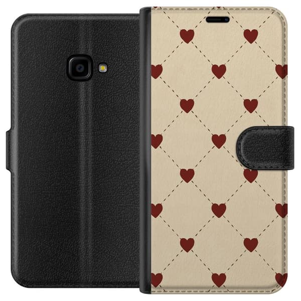 Samsung Galaxy Xcover 4 Lompakkokotelo Sydänverkko