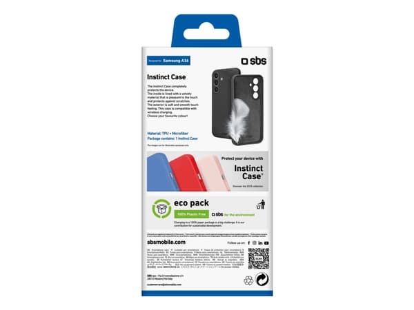 SBS TEINSTSAA36K, Etui, Samsung, A36, 17 cm (6.7"), Sort