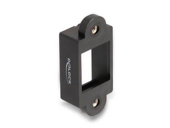 DeLOCK 87684, Ramme som klikker på plass, Plast, Sort, 18 mm, 40 mm, 10 mm
