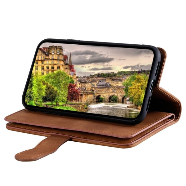 Til Google Pixel 9A Etui med Lynlåslomme og 9 Kortlommer