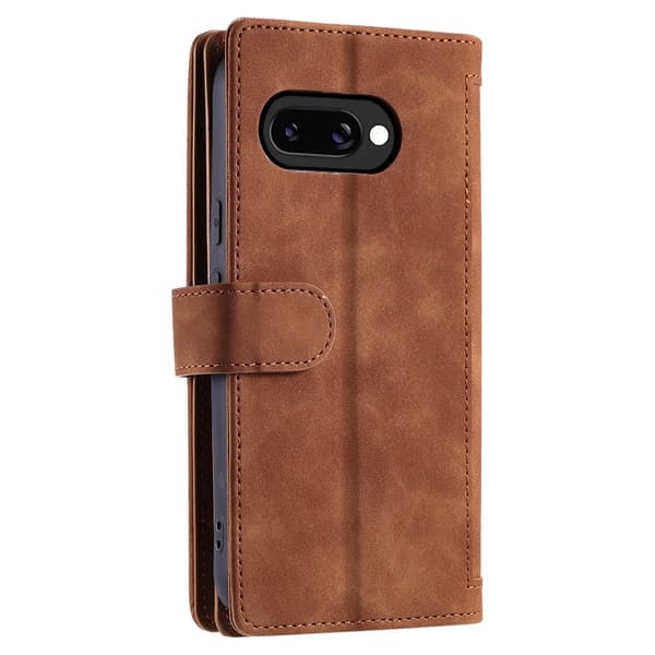 Til Google Pixel 9A Etui med Lynlåslomme og 9 Kortlommer