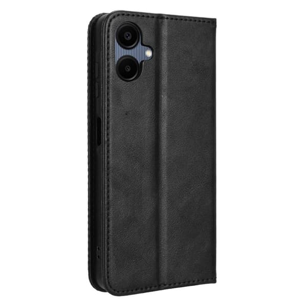 Vintage Plånboksfodral Till Samsung Galaxy A06 4G / A06 5G - Svart