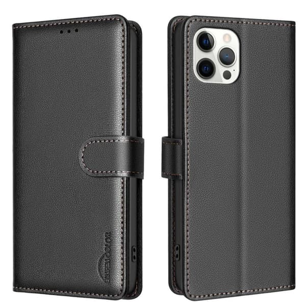 iPhone 12/12 Pro Fodral - RFID Skydd & Plånbok i Ett