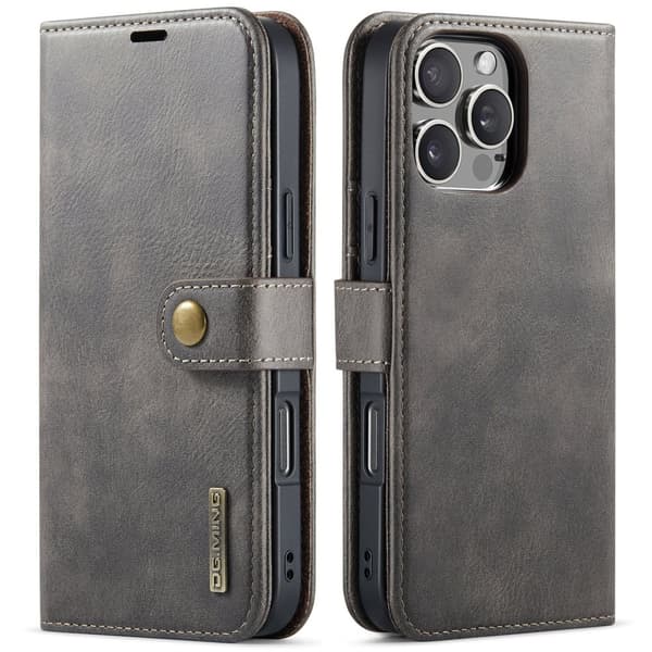 iPhone 14 Pro Max - Stilrent Retro Plånboksfodral Läder