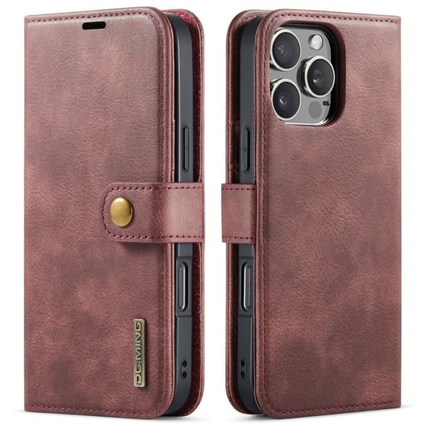 iPhone 14 Pro Max - Stilrent Retro Plånboksfodral Läder