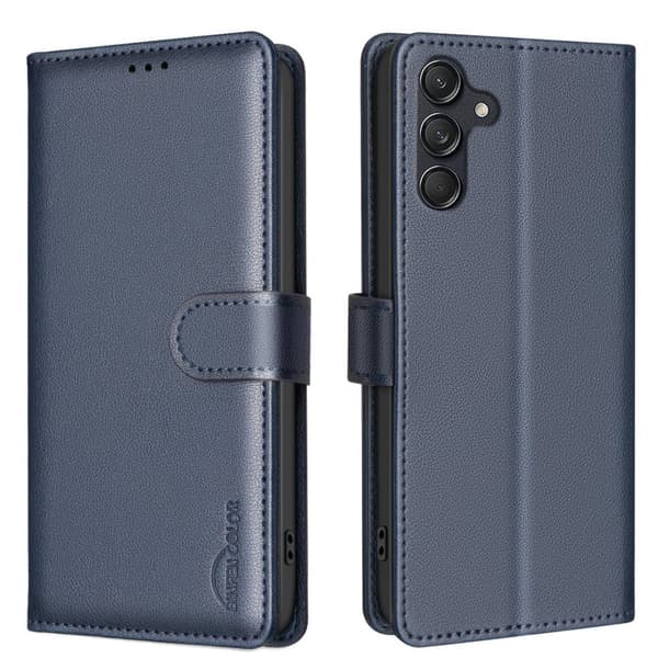 Samsung Galaxy S23 Plus Plånboksfodral - Stil & 360° Skydd! Mörkblå