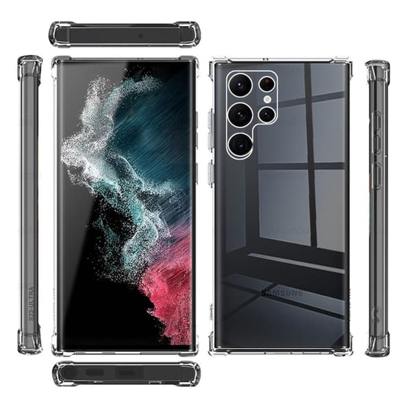 Samsung Galaxy S25 Ultra - Tunt Genomskinligt Skyddsskal