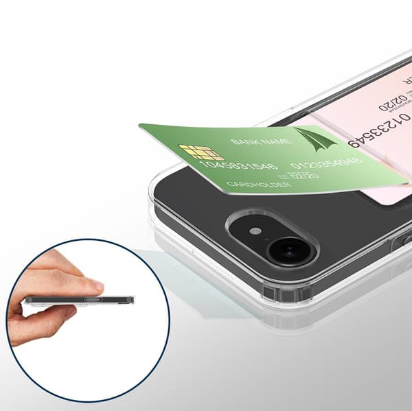 iPhone 16E - Extra Skyddande Skal med Airbag-hörn