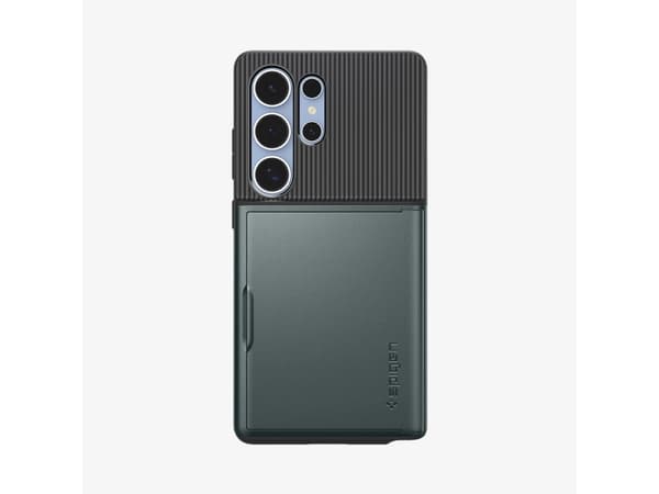 Spigen Galaxy S25 Ultra Case Slim Armor CS Abyss Green, Cover, Samsung, Galaxy S25 Ultra, 17.5 cm (6.9"), Green