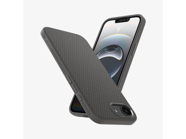 Spigen Liquid Air, Omslag, Apple, iPhone 16e, 15,5 cm (6.1"), Grå