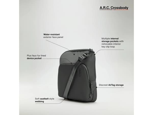 Incase INCO400719-BLK, Pojke/flicka, Axelremsväska, Dragkedja, Svart, Monokromatiskt, Svart