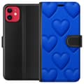 Miniatyrbild 1 av 3: Apple iPhone 11 Plånboksfodral Blue Hearts