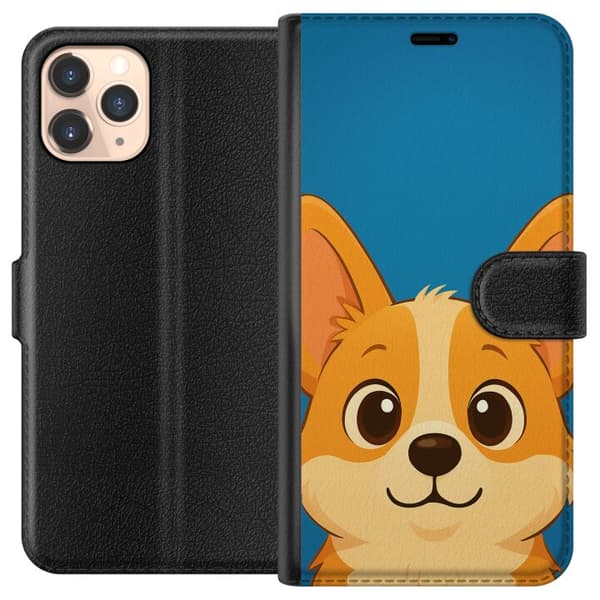 Apple iPhone 11 Pro Tegnebogsetui Hello Corgi