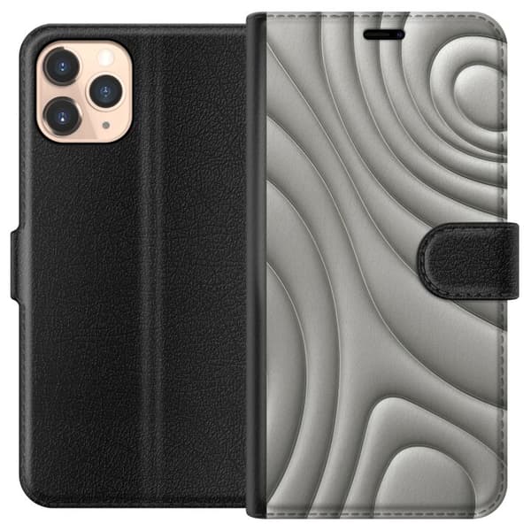 Apple iPhone 11 Pro Tegnebogsetui Sølvbølger