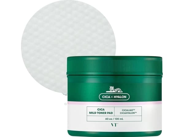 Vt cosmetics VT Cosmetics Rauhoittavat ja kuorivat tyynyt Cica Mild Toner Pad - 60 kpl - 60 kpl