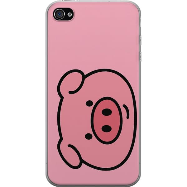 Apple iPhone 4s Gennemsigtig cover Kawaii Piggy