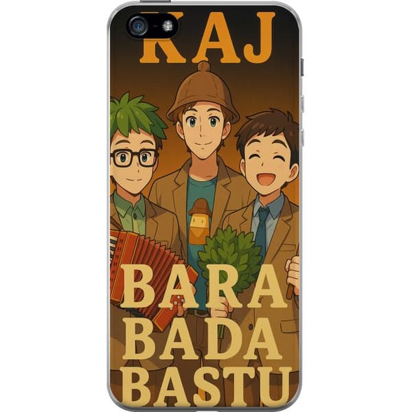 Apple iPhone 5 Gennemsigtig cover KAJ Bara kun bader i saunaen