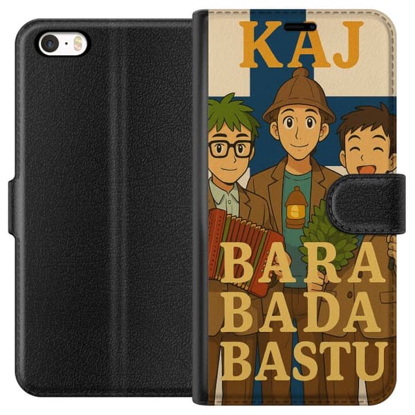 Apple iPhone 5s Tegnebogsetui Bare tag en sauna KAJ