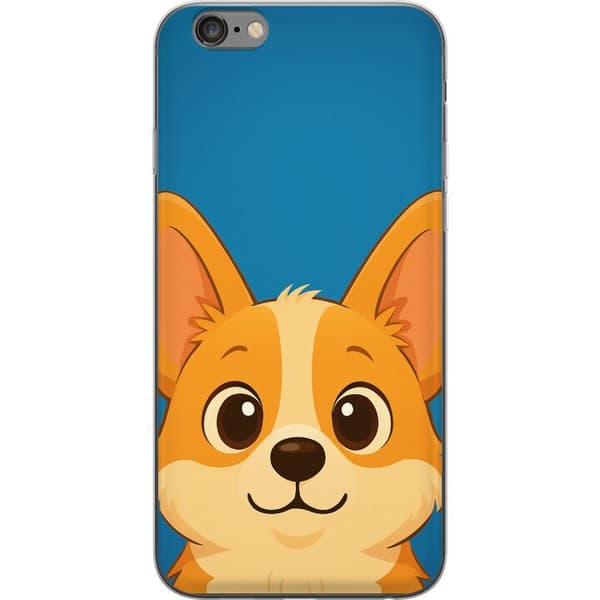 Apple iPhone 6 Plus Läpinäkyvä kuori Hello Corgi