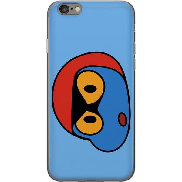 Apple iPhone 6 Läpinäkyvä kuori Bold Bot Head