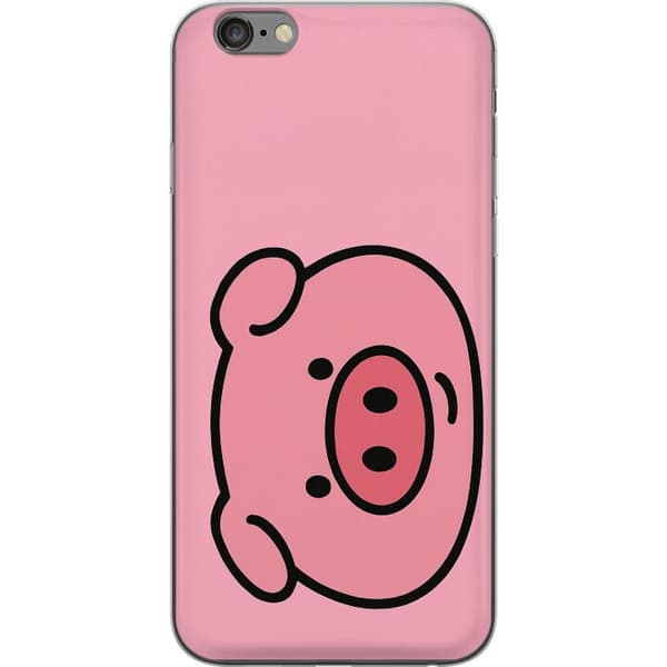 Apple iPhone 6s Plus Genomskinligt Skal Kawaii Piggy