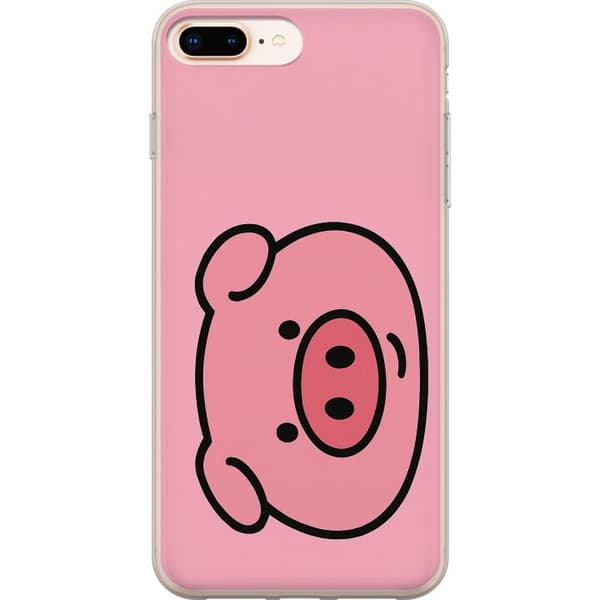 Apple iPhone 7 Plus Genomskinligt Skal Kawaii Piggy