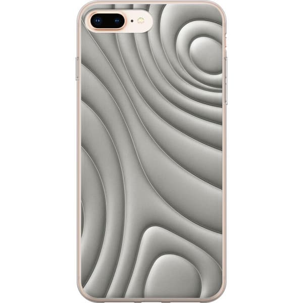 Apple iPhone 7 Plus Läpinäkyvä kuori Hopea-aallot