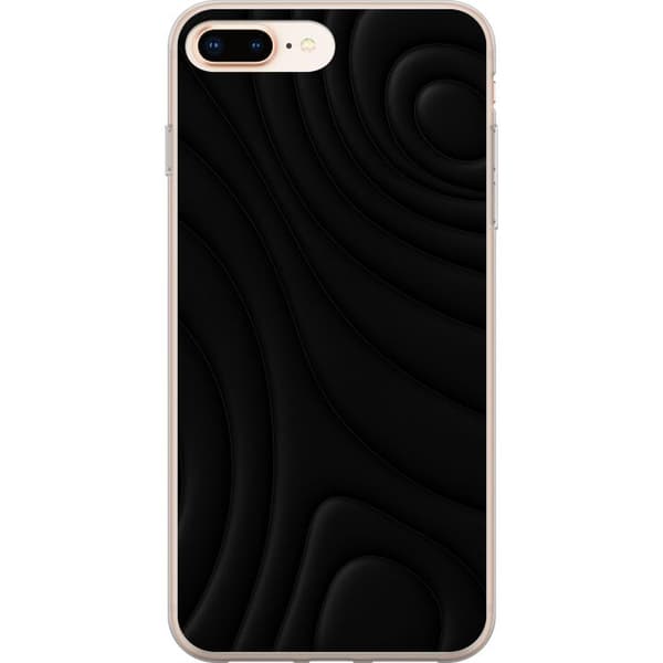 Apple iPhone 7 Plus Läpinäkyvä kuori Tummat Aallot