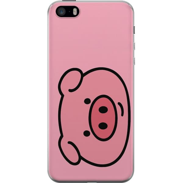 Apple iPhone SE (2016) Gennemsigtig cover Kawaii Piggy