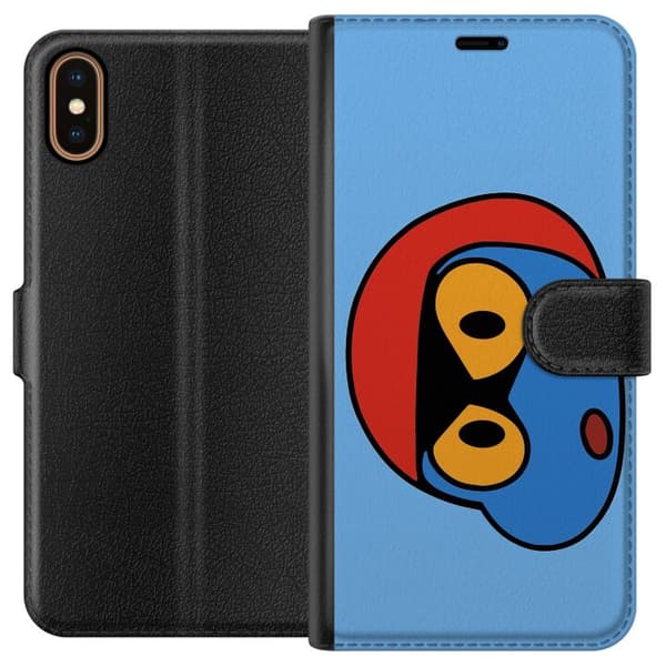 Apple iPhone X Tegnebogsetui Bold Bot Head