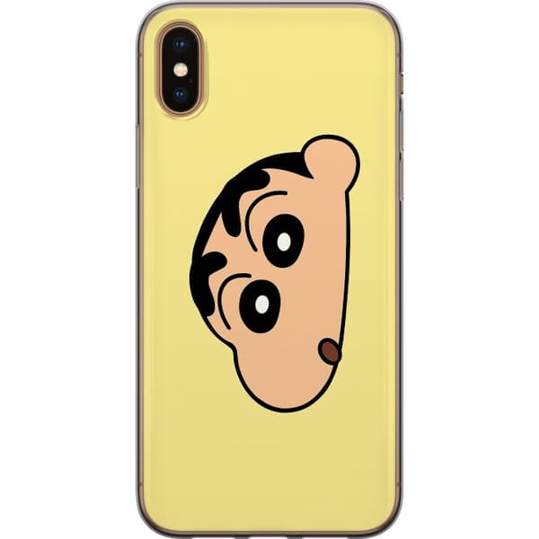 Apple iPhone XS Gjennomsiktig deksel Peeking Shinchan