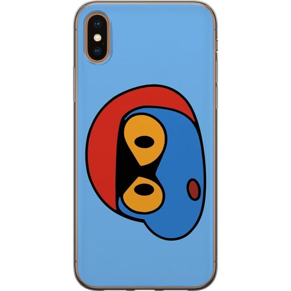Apple iPhone XS Gennemsigtig cover Bold Bot Head
