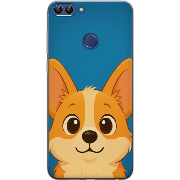 Huawei P smart Läpinäkyvä kuori Hello Corgi