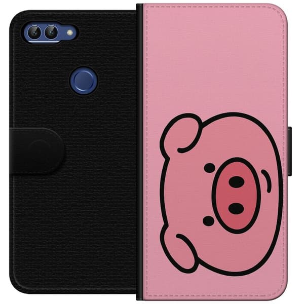 Huawei P smart Tegnebogsetui Kawaii Piggy