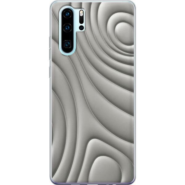 Huawei P30 Pro Gennemsigtig cover Sølvbølger