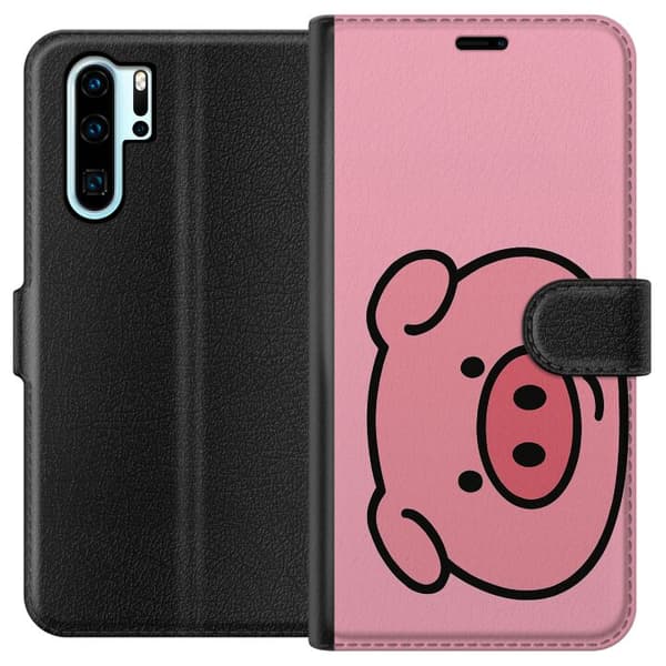 Huawei P30 Pro Tegnebogsetui Kawaii Piggy