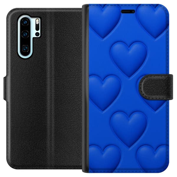 Huawei P30 Pro Plånboksfodral Blue Hearts
